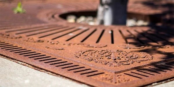 Metal Made Urban Tree Grate Steel Tree Grate